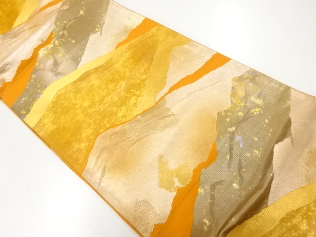 JAPANESE FUKURO OBI / WOVEN MOUNTAINS